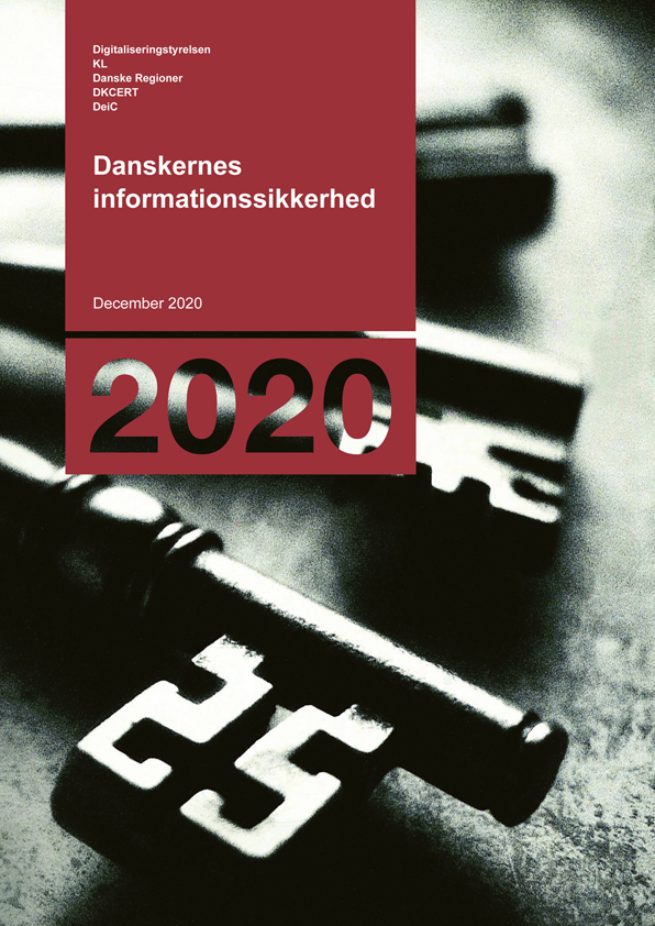 Forsiden af Danskernes informationssikkerhed 2020